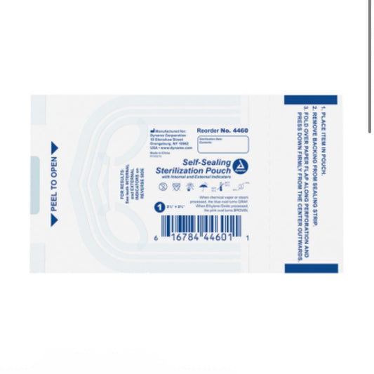 Sterilization Pouches - 2.25" x 2.75"
