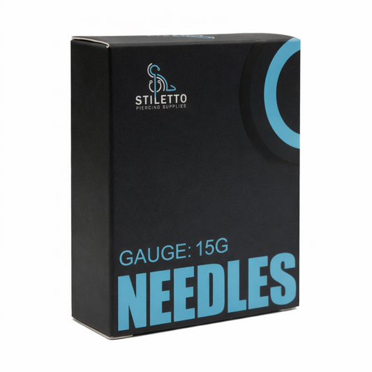 Stiletto Coated Needles (Box of 50) Available in 12G, 14G, 15G, 16G, 17G, 18G, and 19G