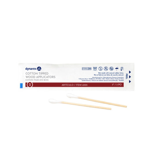 Cotton Tipped Wood Applicators - Sterile