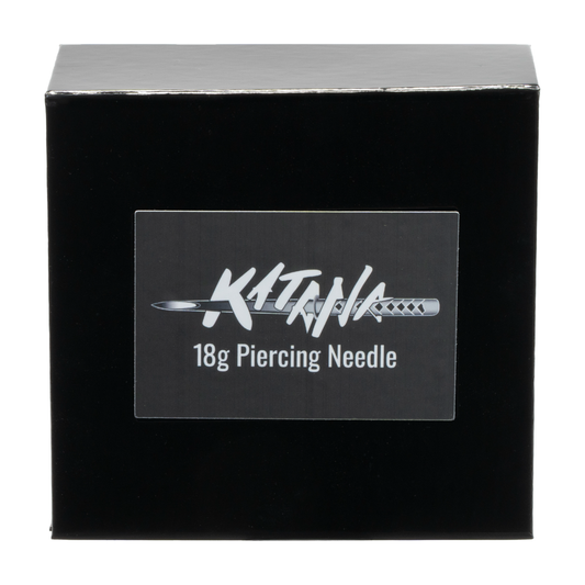 The Original Katana "World's Sharpest" Piercing Needles (10g to 18g) - Case of 500 or 1000 (Wholesale)