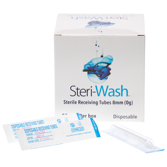 Steri Wash 0g Disposable Receiving Tubes
